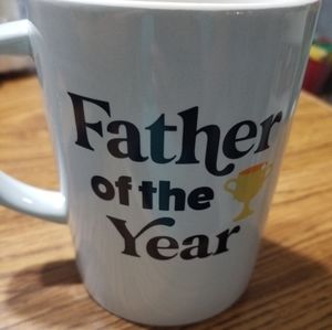 FATHER OF THE YEAR, Father’s Day Mug coffee cup for the best dad ever  NEW